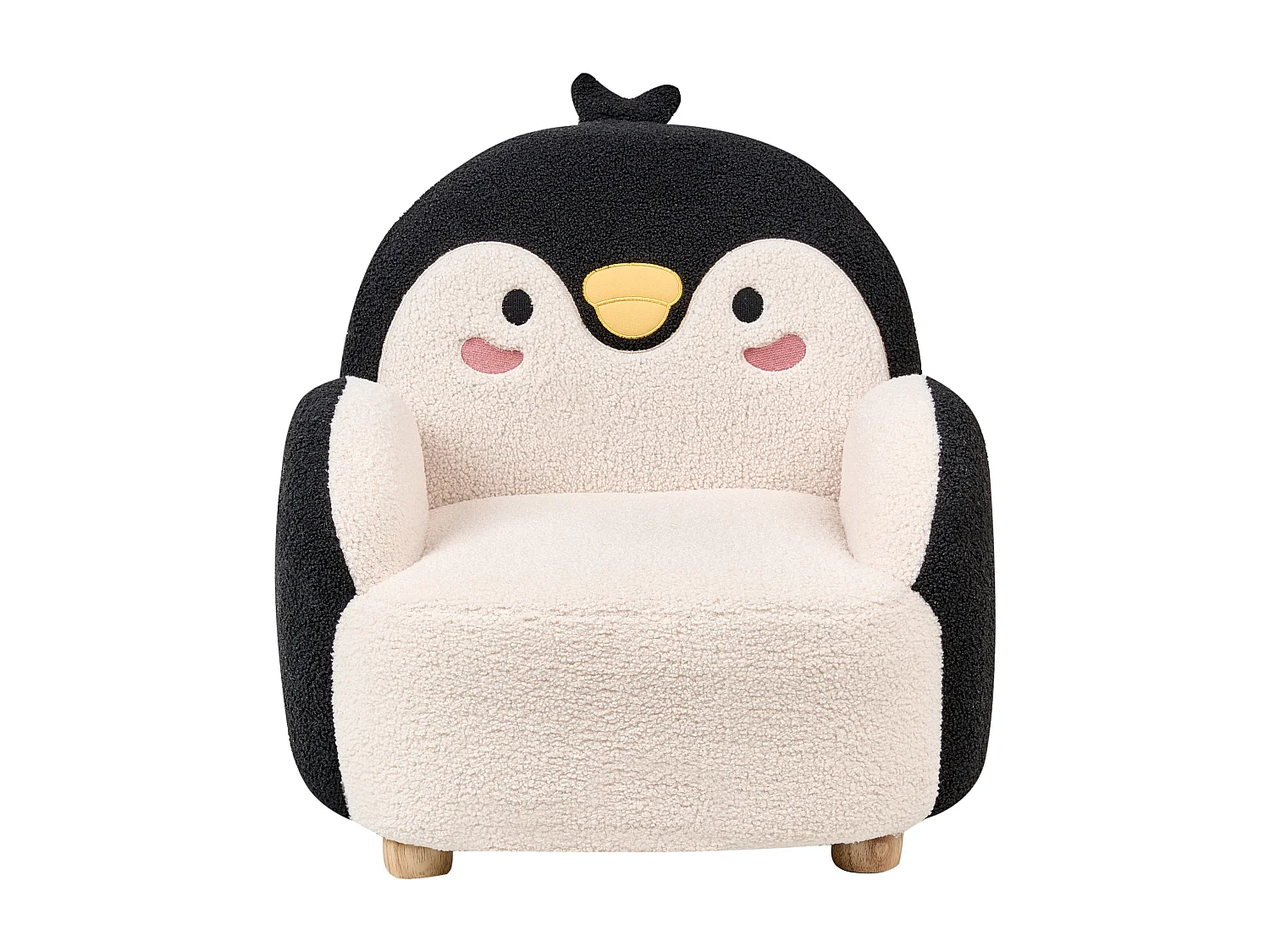 Fauteuil pour enfants Pingouin FYN Bouclé Noir