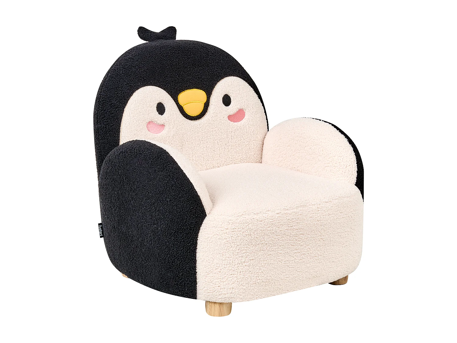 Fauteuil pour enfants Pingouin FYN Bouclé Noir