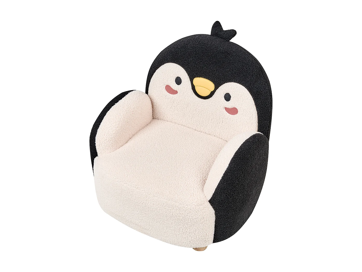 Fauteuil pour enfants Pingouin FYN Bouclé Noir