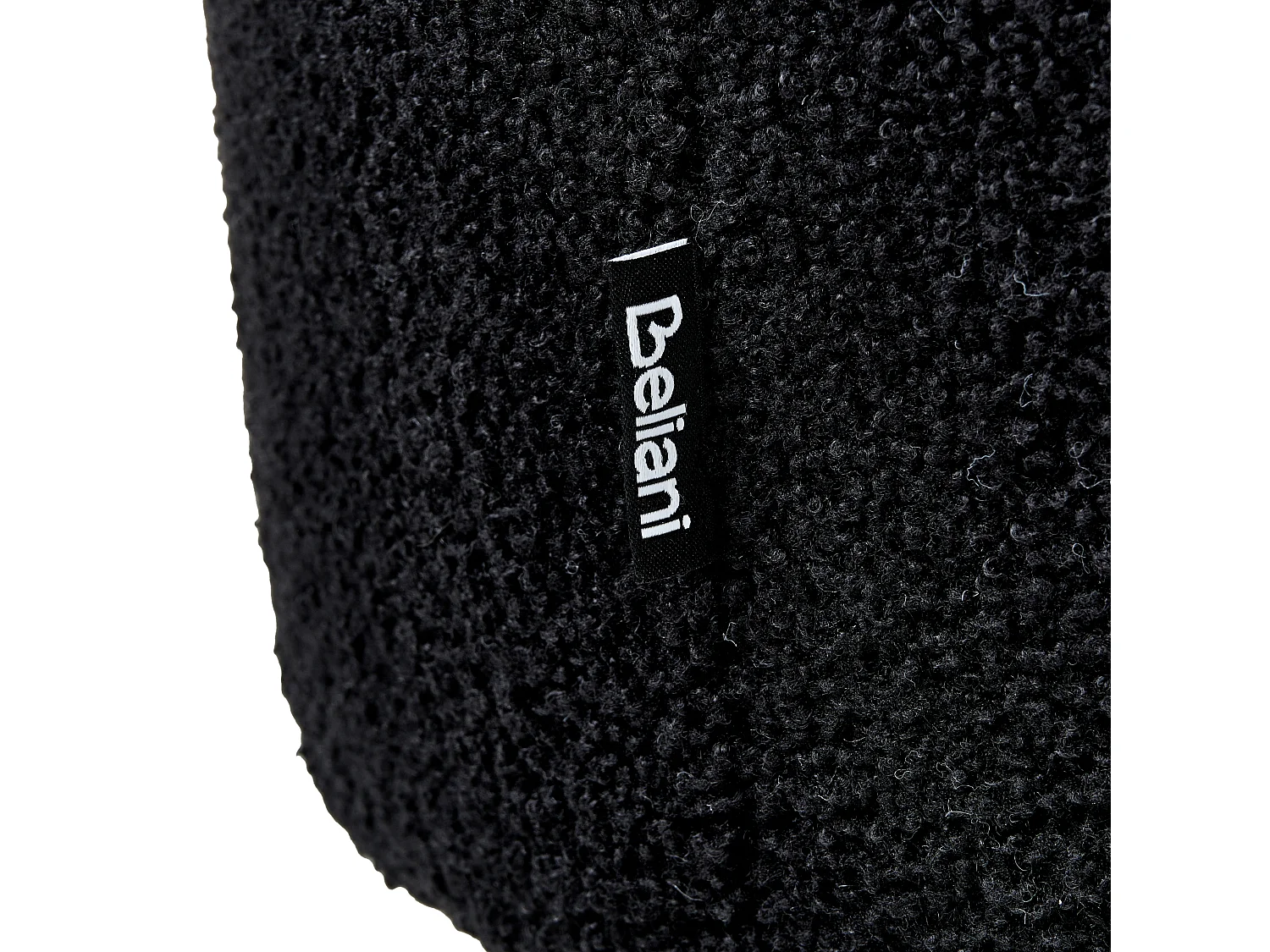 Fauteuil en bouclé pour enfants pingouin noir FYN