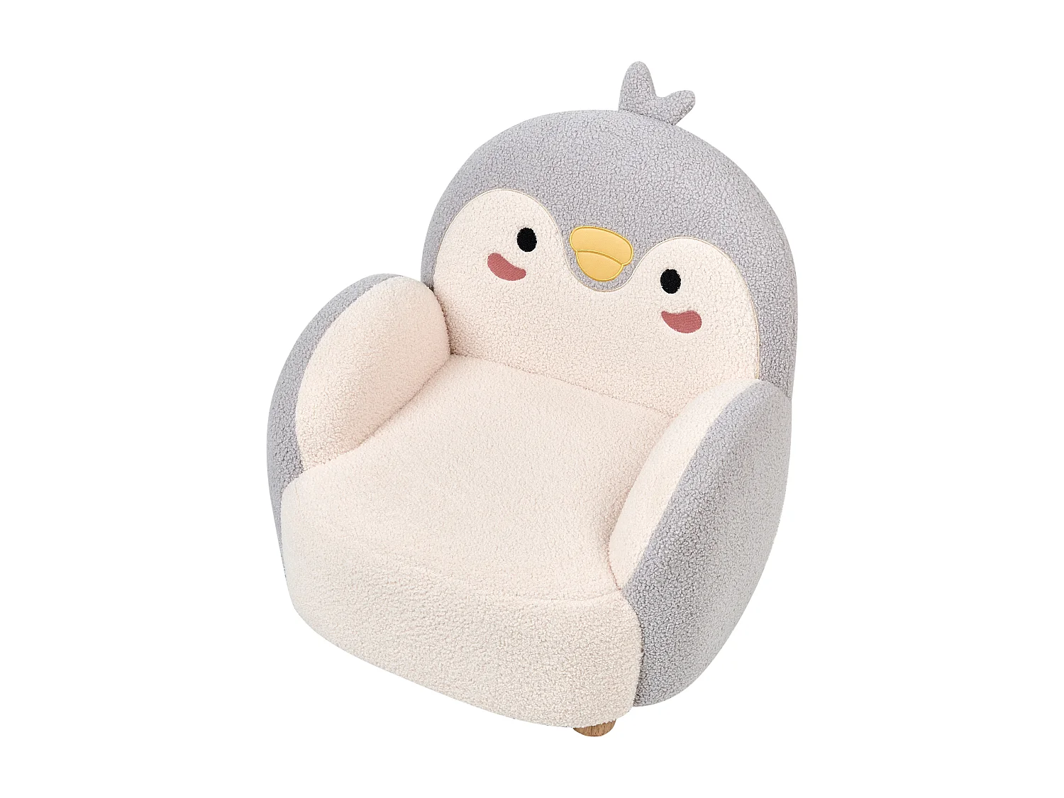 Fauteuil pour enfants Pingouin FYN Bouclé Gris