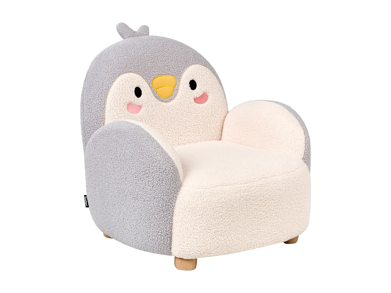 Fauteuil pour enfants Pingouin FYN Bouclé Gris