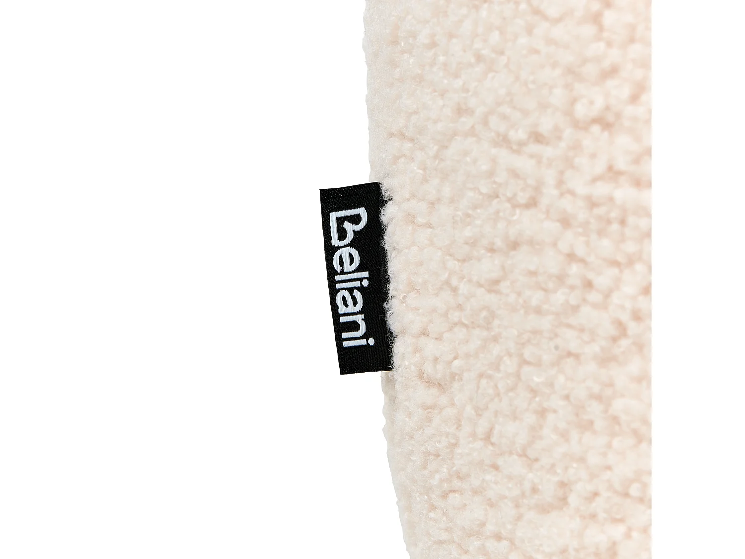 Fauteuil en bouclé pour enfants chat blanc cassé ZOAR