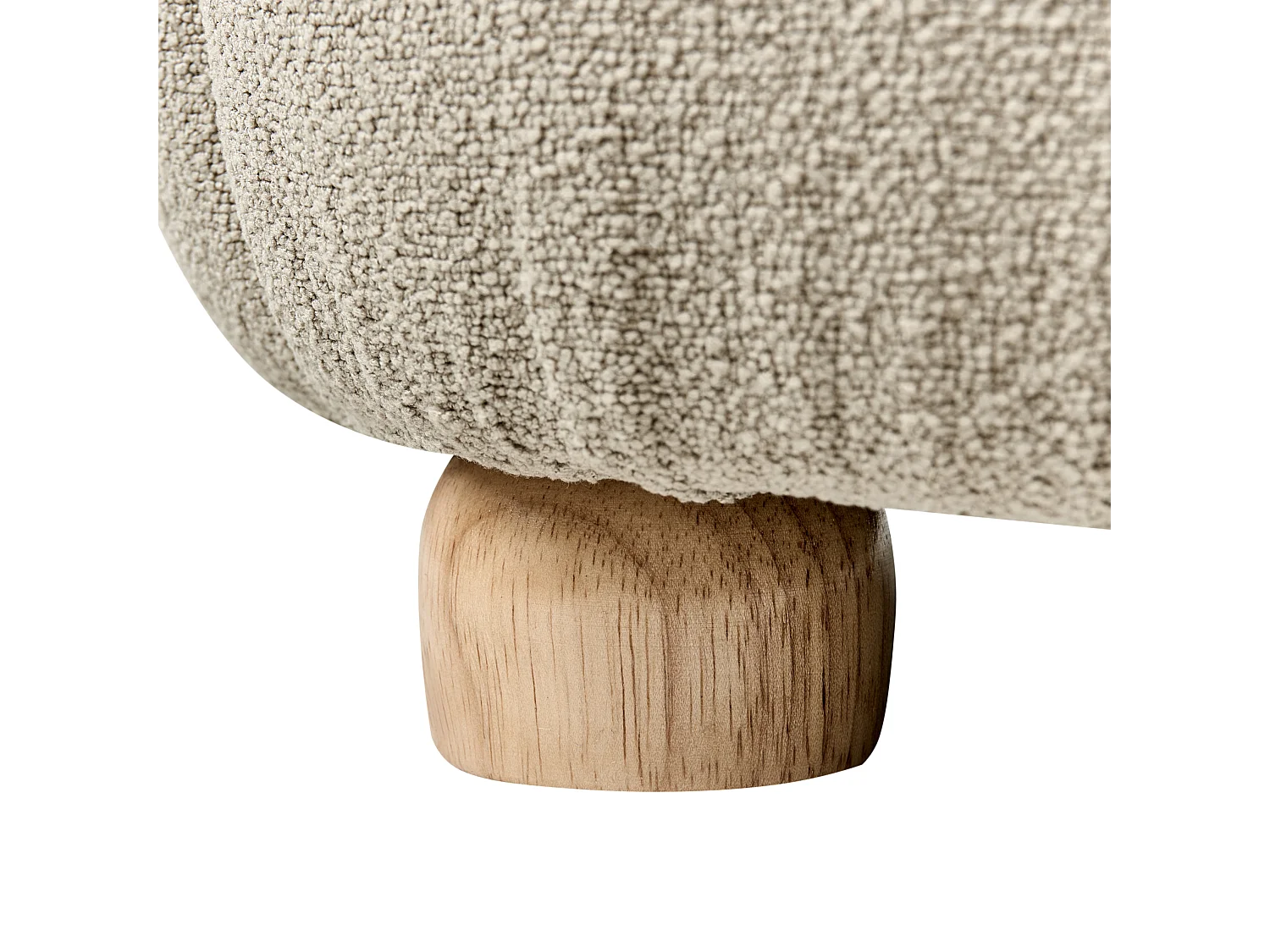 Fauteuil pour enfants Koala HERVIK Tissu Taupe