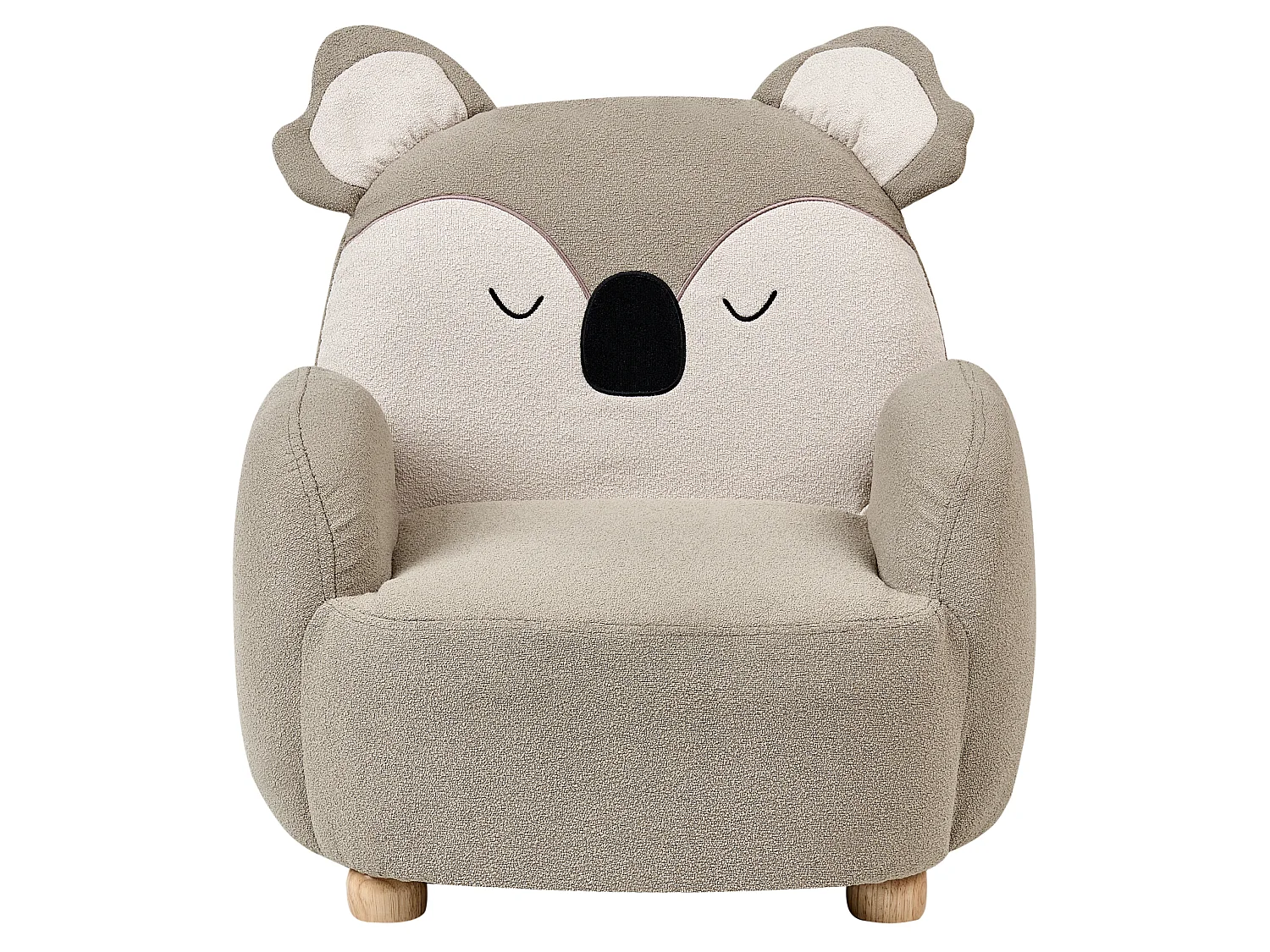 Poltrona per bambini tortora motivo koala HERVIK