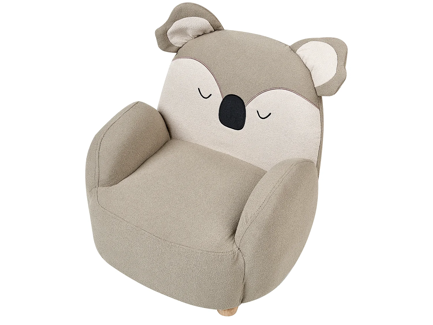 Poltrona per bambini tortora motivo koala HERVIK