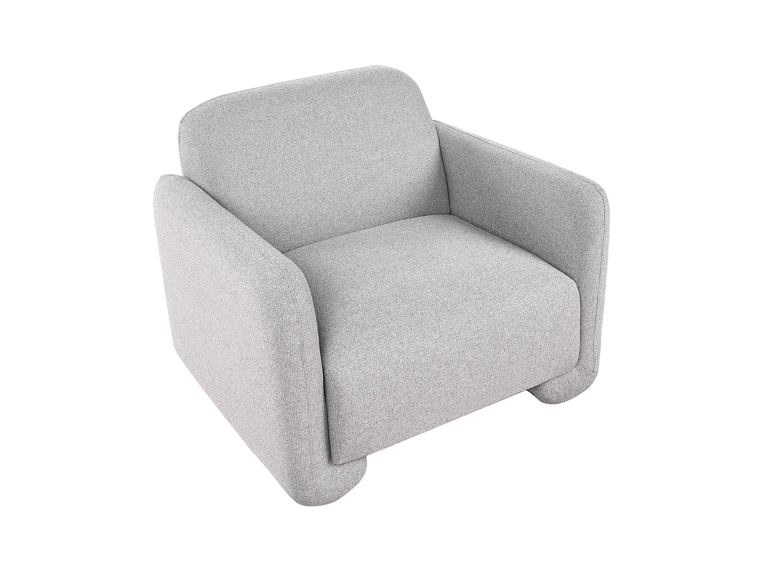 Fauteuil SALAND Tissu Gris