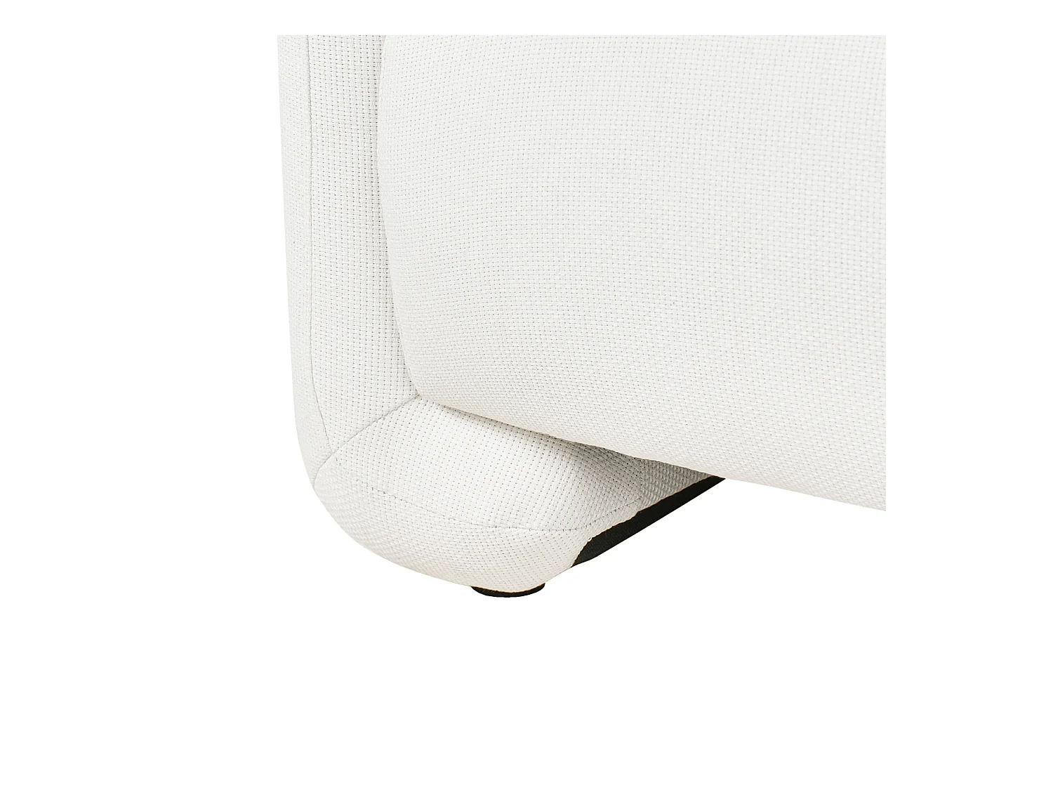 Fauteuil SALAND Tissu Blanc