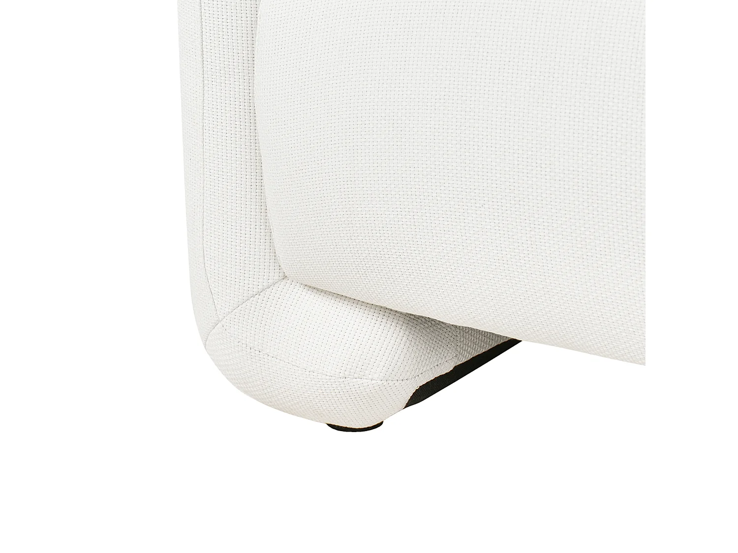 Fauteuil SALAND Tissu Blanc