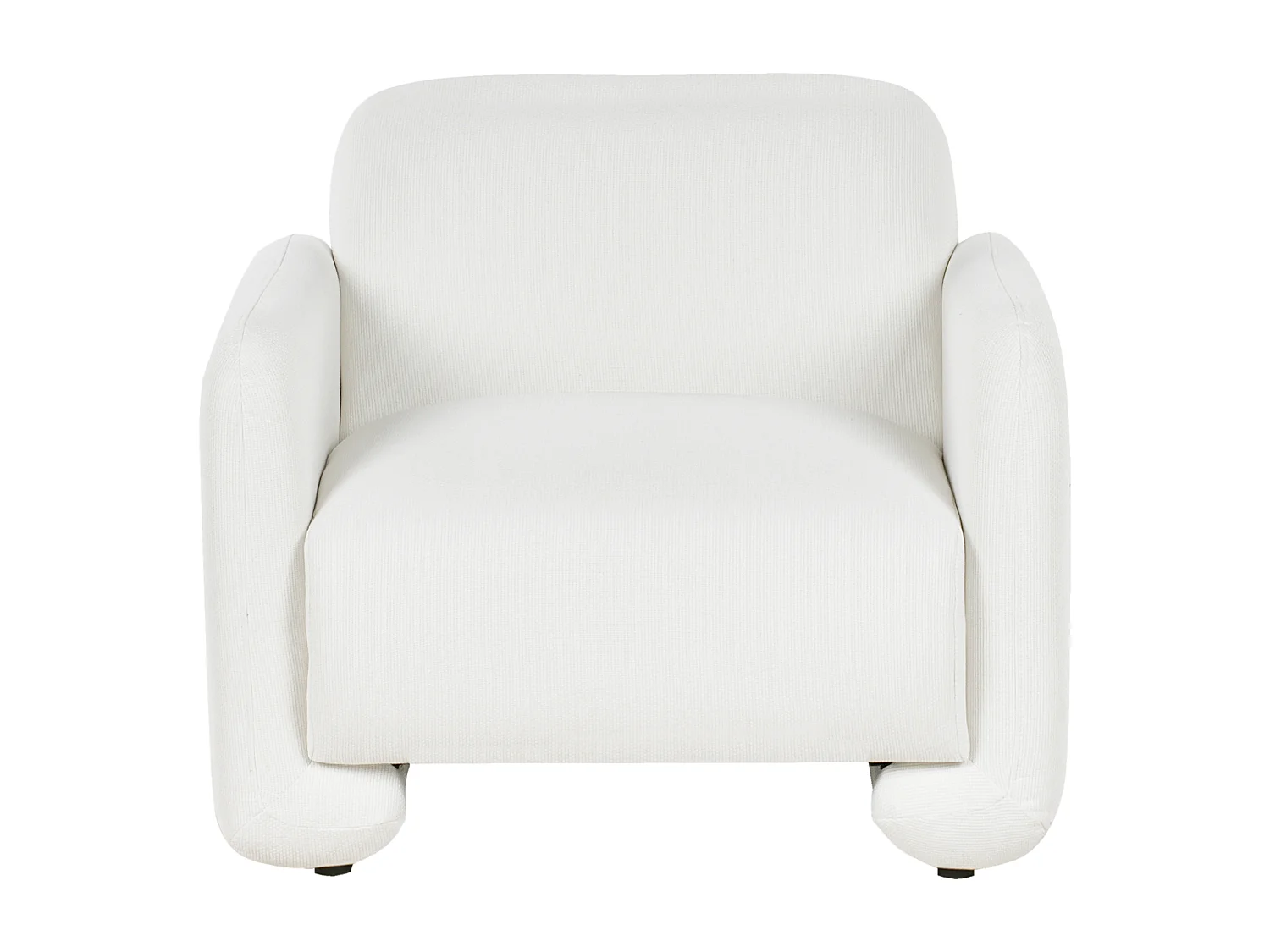 Fauteuil SALAND Tissu Blanc