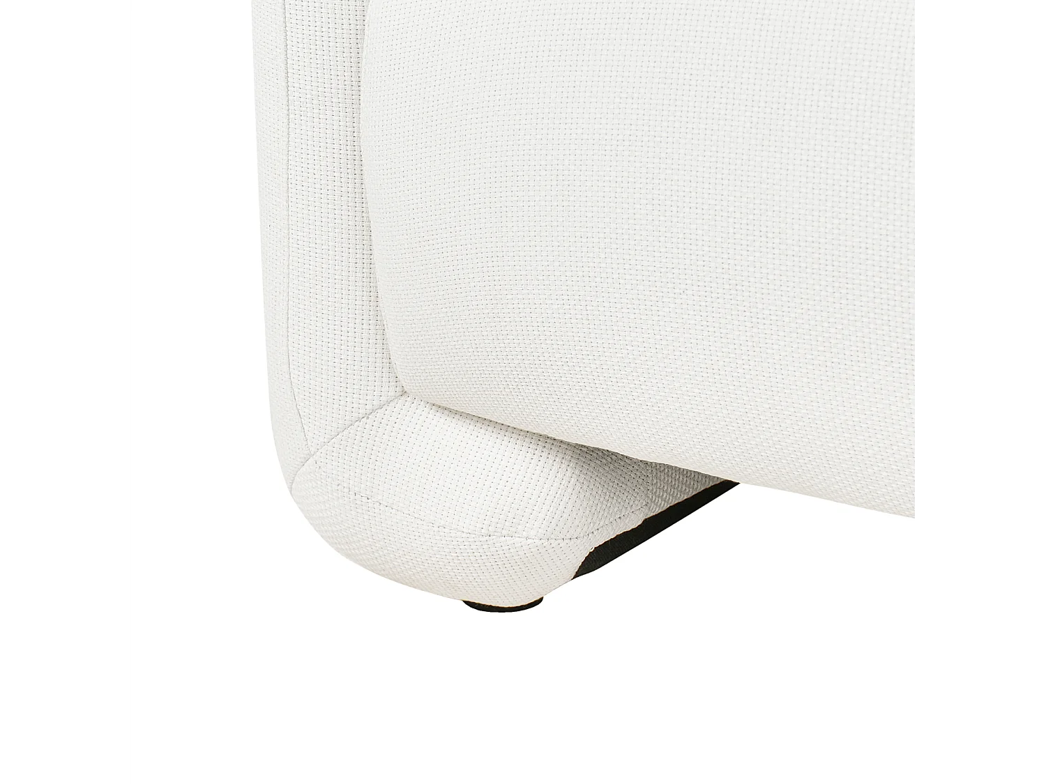 Fauteuil SALAND Tissu Blanc
