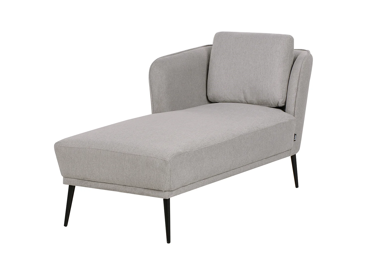 Chaise longue côté droit ARTHEZE Tissu Gris