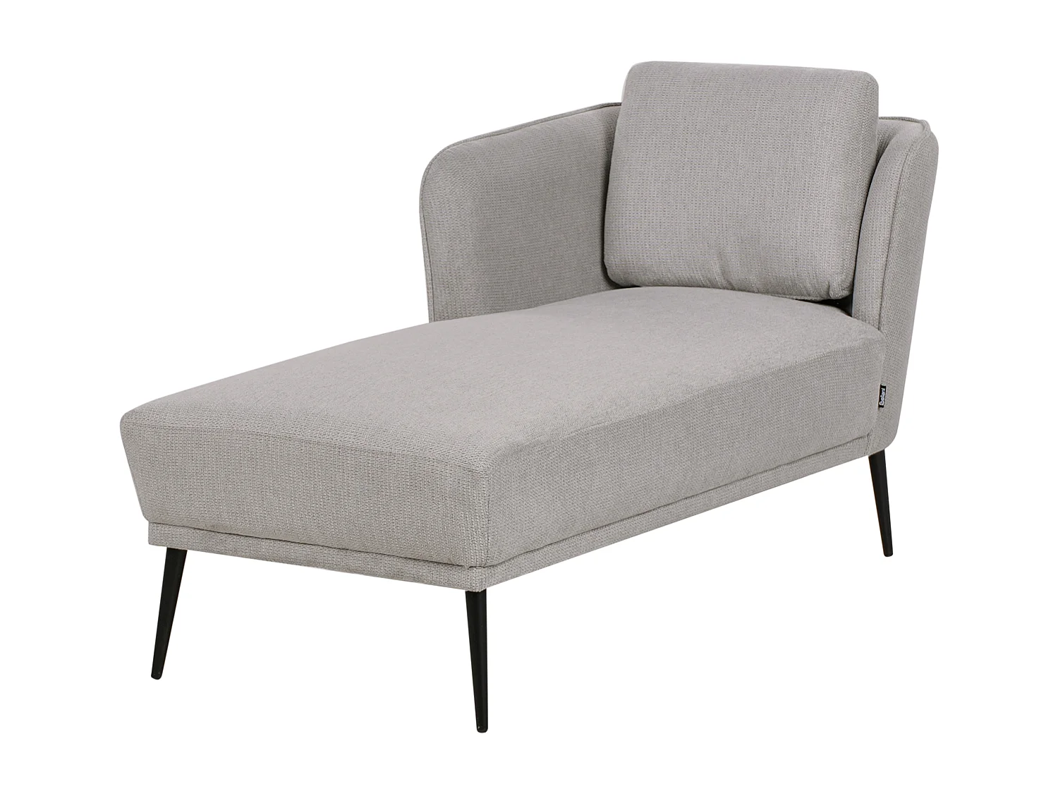 Chaise longue côté droit ARTHEZE Tissu Gris