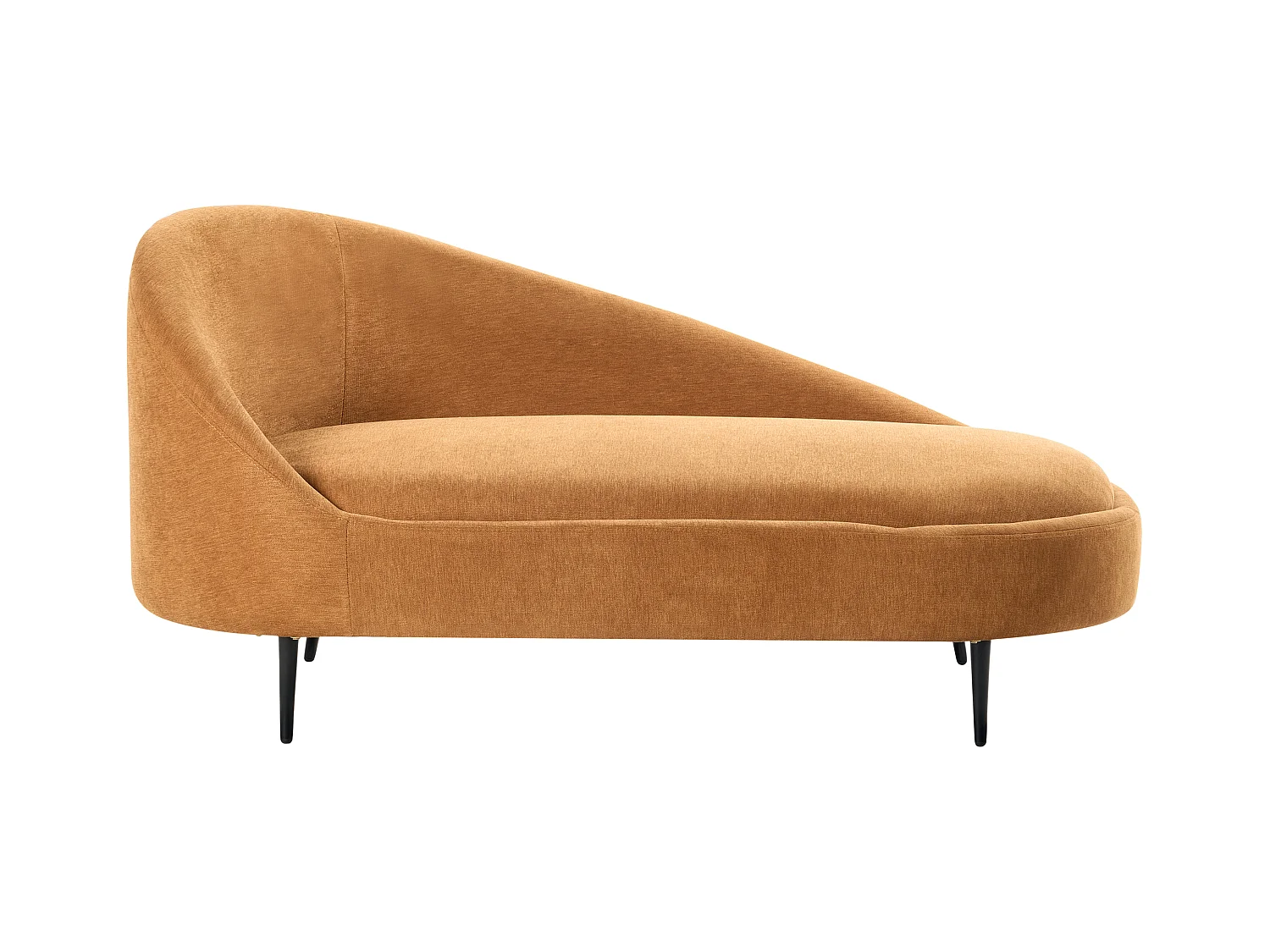 Chaise longue côté droite VALREAS Tissu Orange