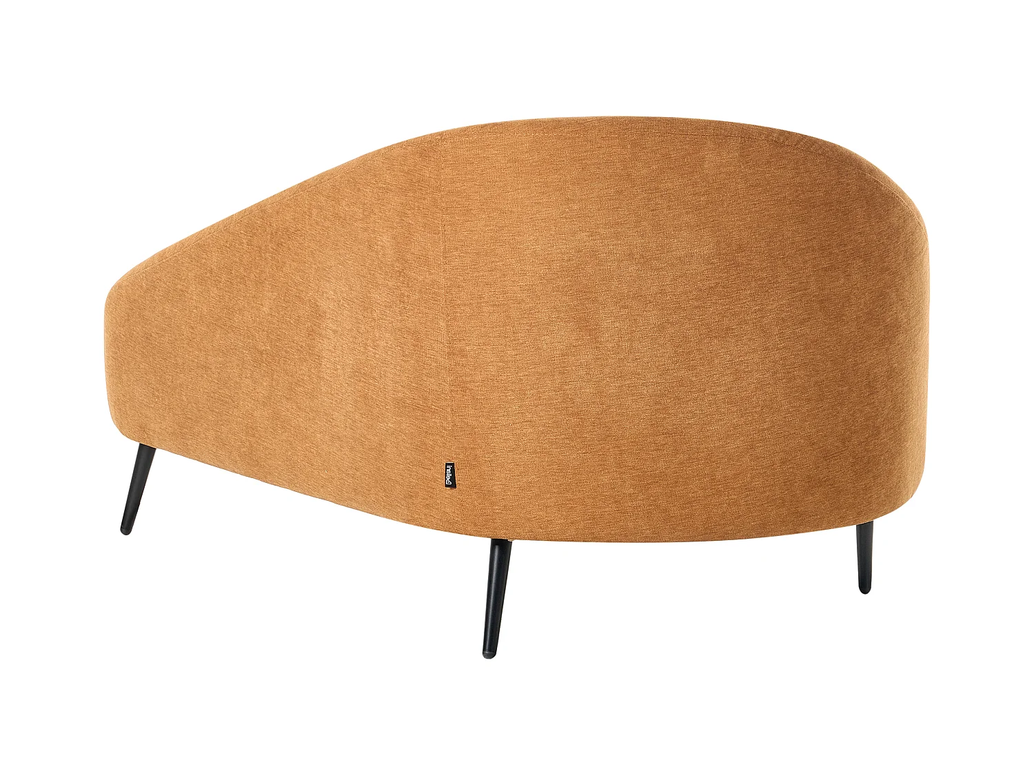 Chaise longue côté droite VALREAS Tissu Orange