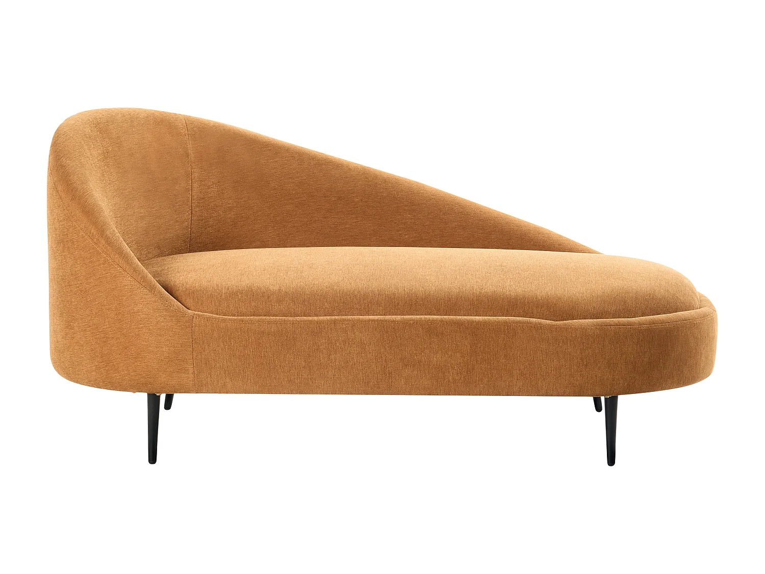 Chaise longue côté droite VALREAS Tissu Orange