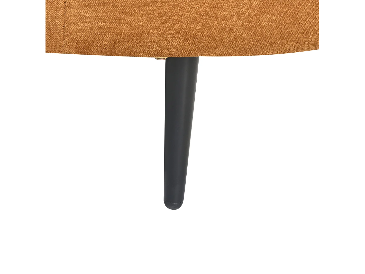 Chaise longue côté droite VALREAS Tissu Orange