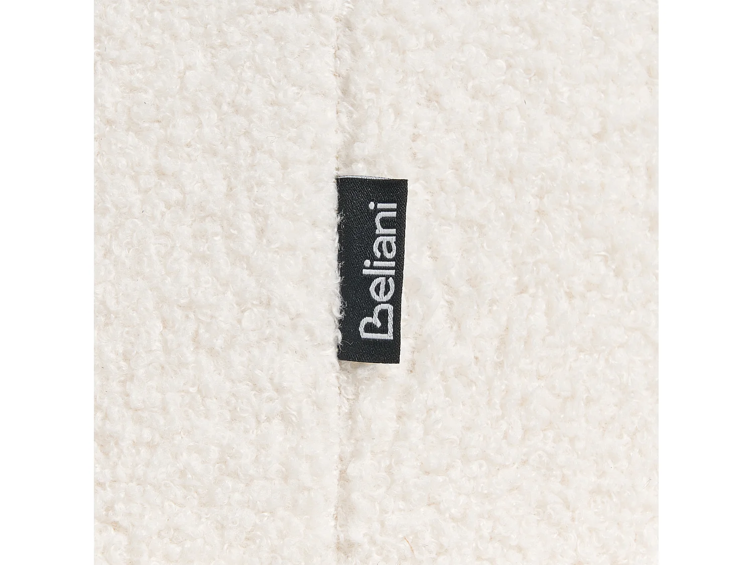 Left-Hand Chaise Longue VALREAS Boucle Off-White