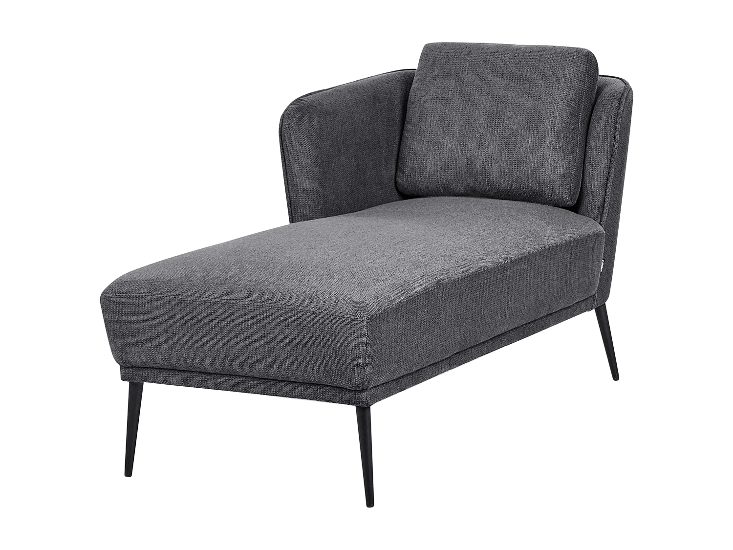 Szezlong prawostronny ARTHEZE Ciemnoszary