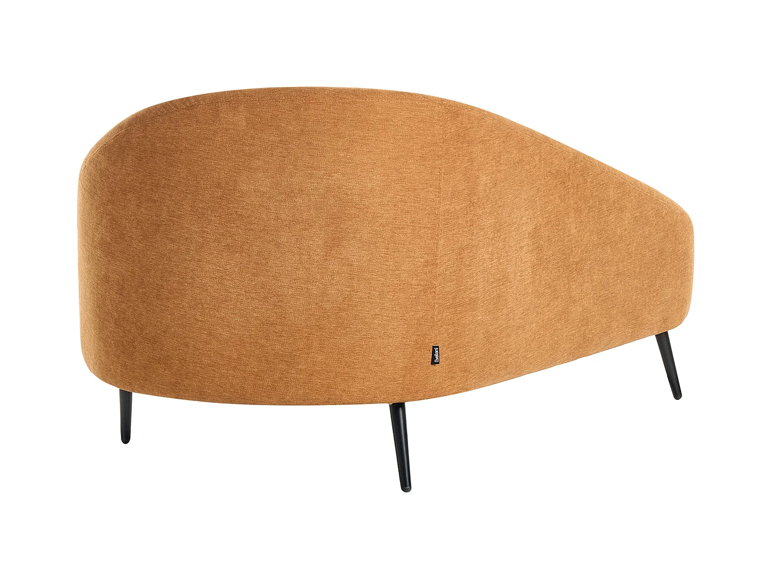 Chaise longue côté droit VALREAS Tissu Orange