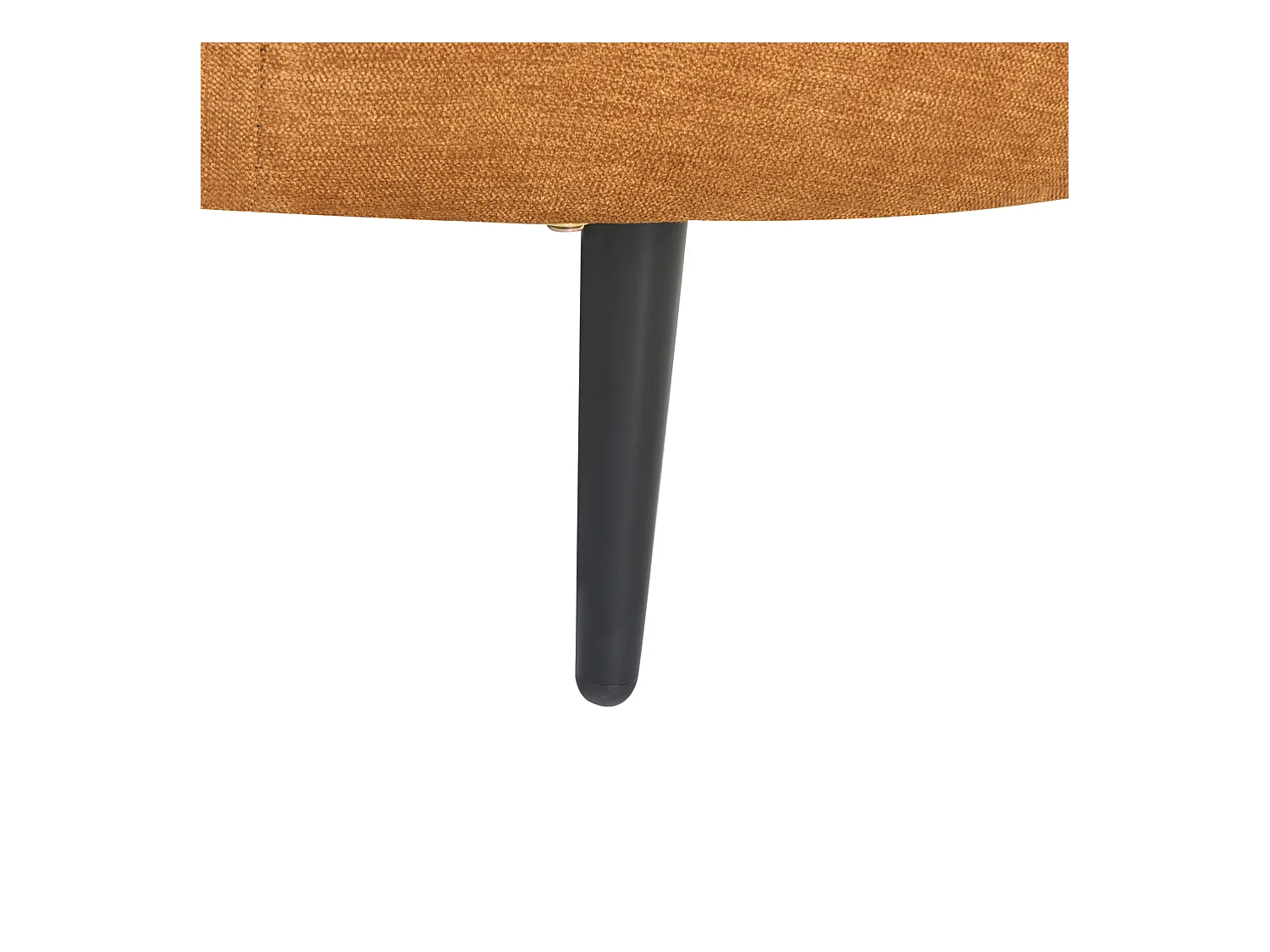 Chaise longue côté droit VALREAS Tissu Orange