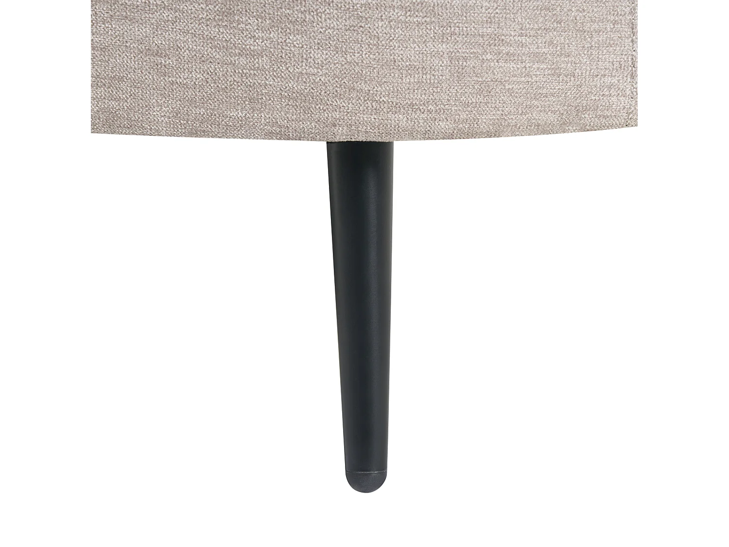 Chaise longue côté gauche VALREAS Tissu Taupe