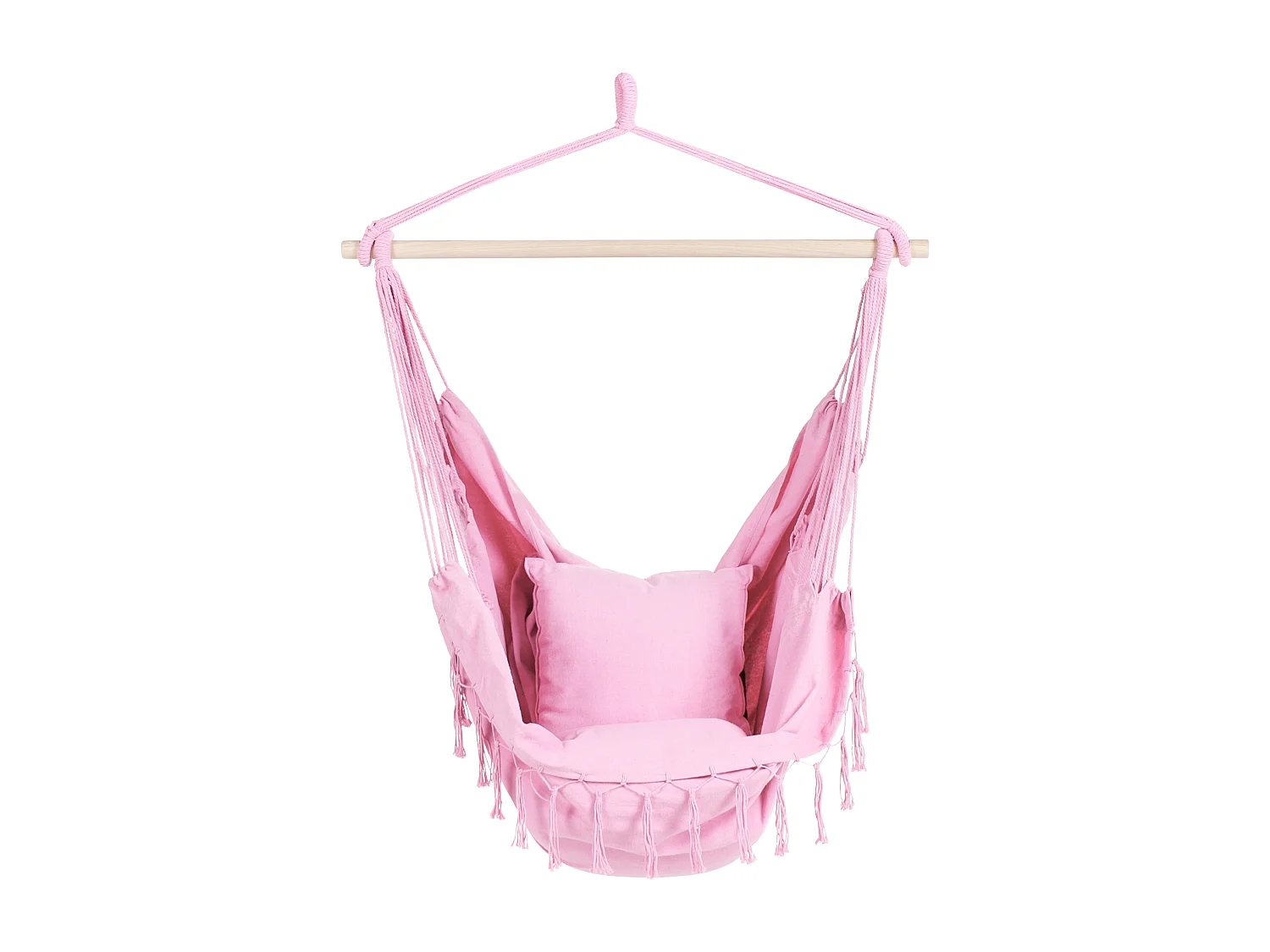 Hamac suspendu en coton rose BONEA