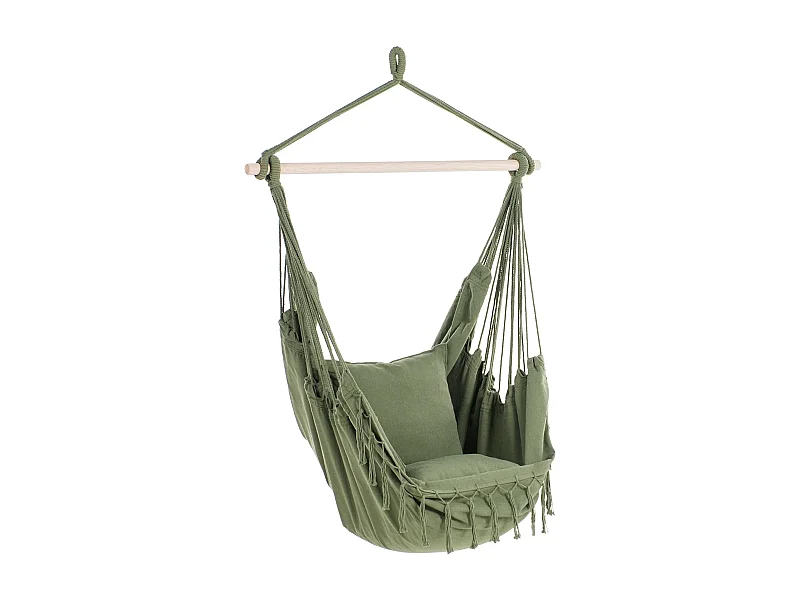 Hamac suspendu en coton vert BONEA