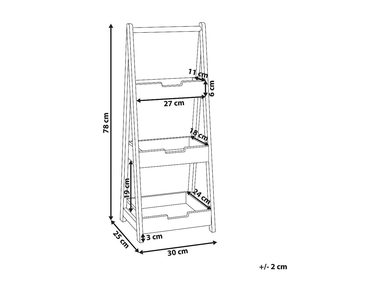 Meuble de rangement ALERCE Bambou Marron clair