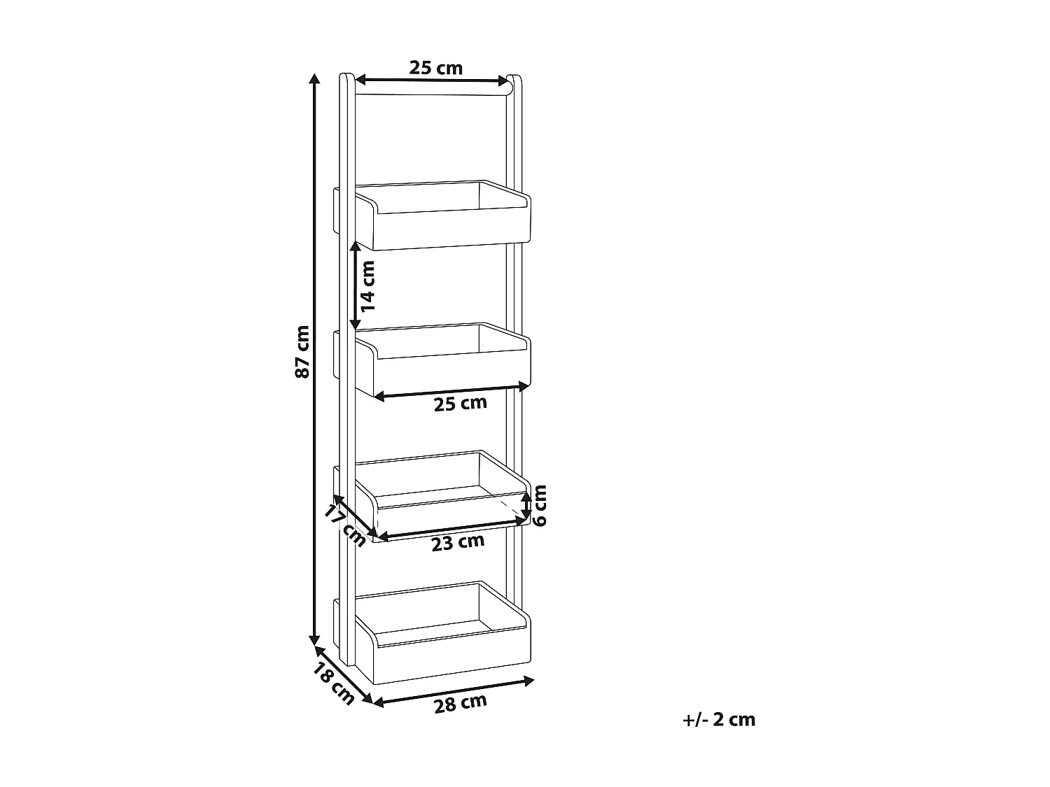 Regal VAUPES Bambusholz Hellbraun