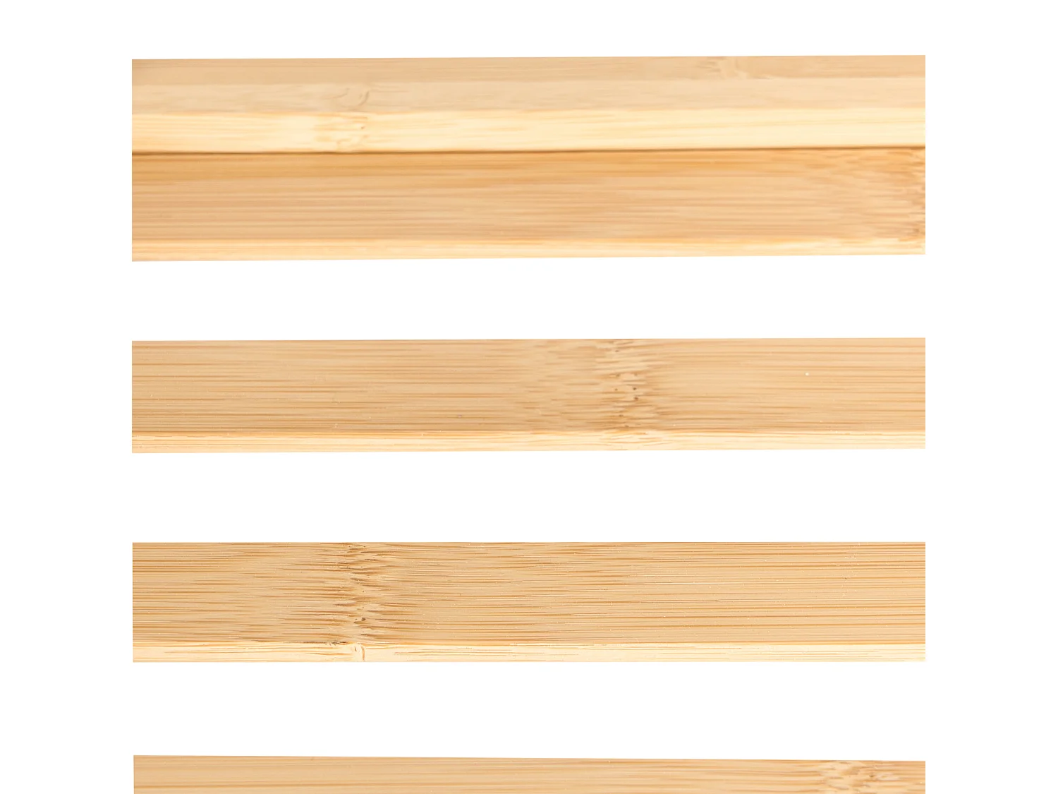 Scaffale QUINTAY con ruote Legno di bambù Marrone chiaro
