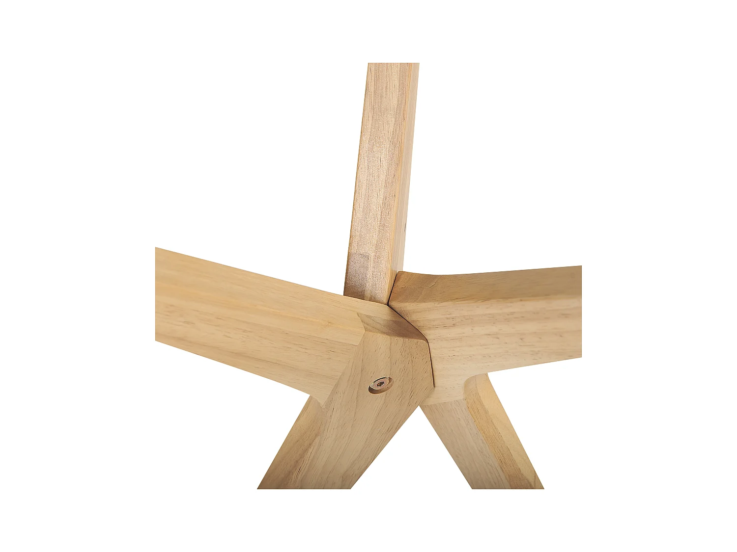 Lot de 2 tables basses VALLEY Verre de sécurité Marron clair