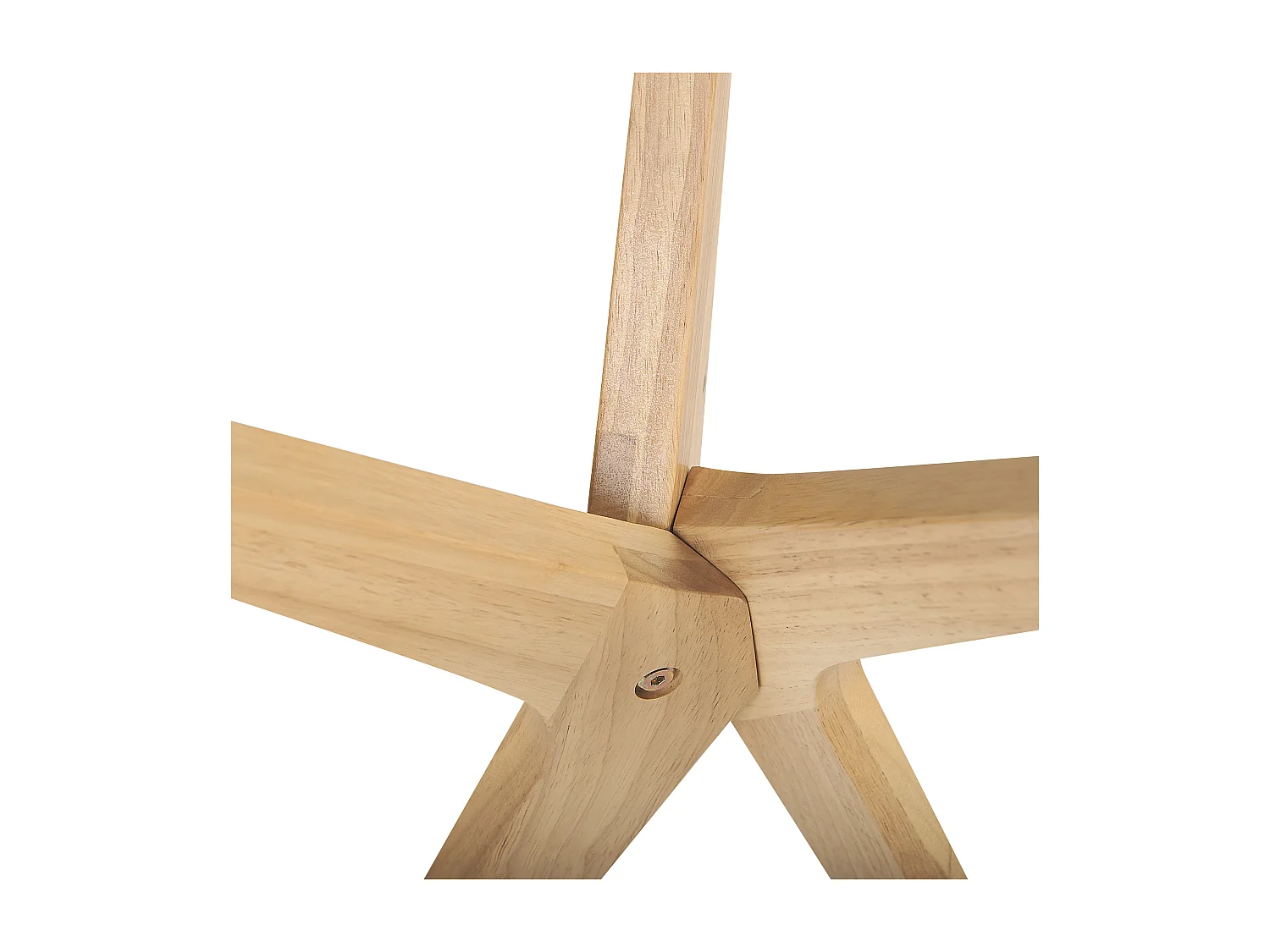 Lot de 2 tables basses VALLEY Verre de sécurité Marron clair