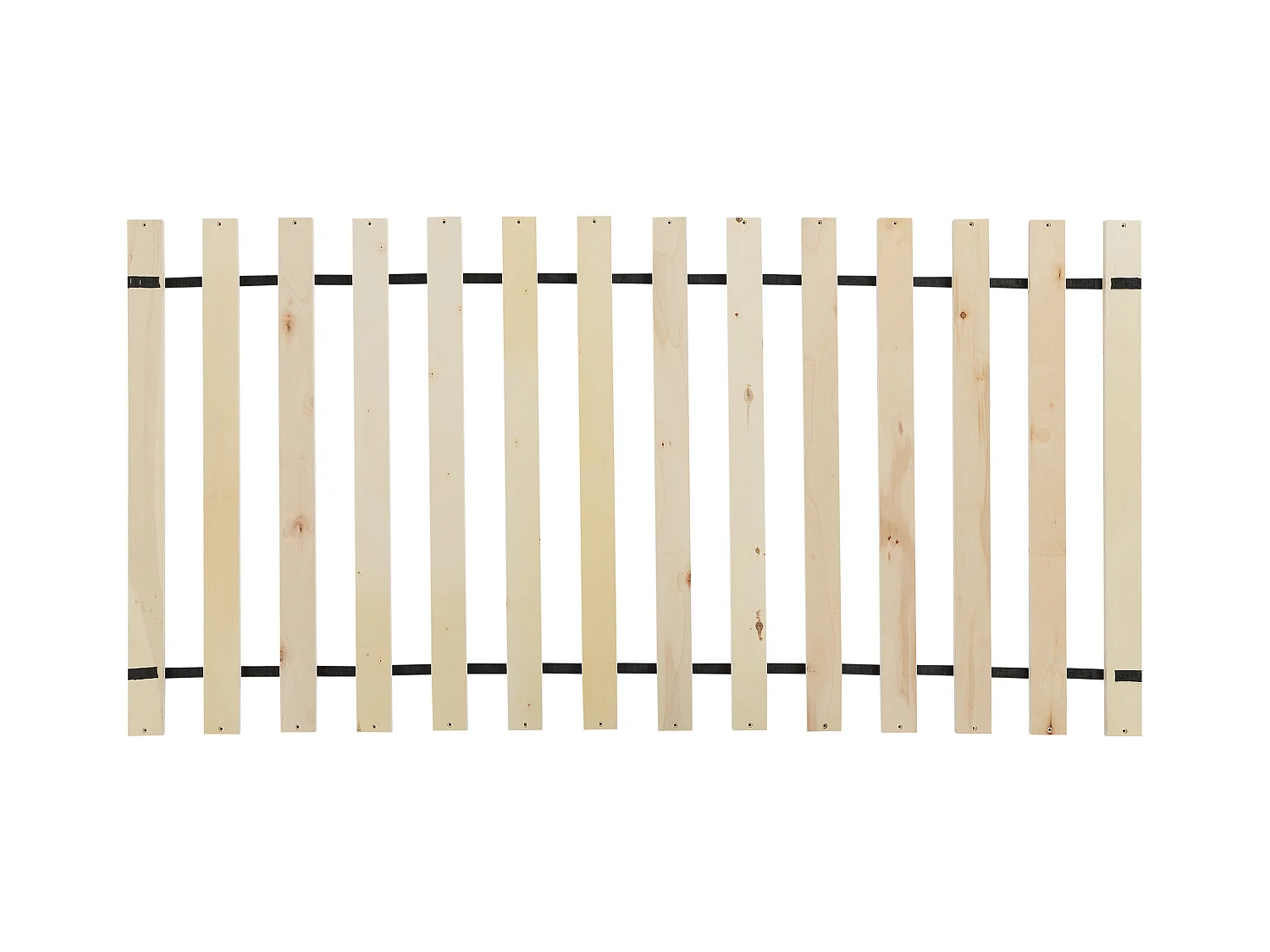 Lit d'enfant Velours NOZAY 90 x 200 cm Beige