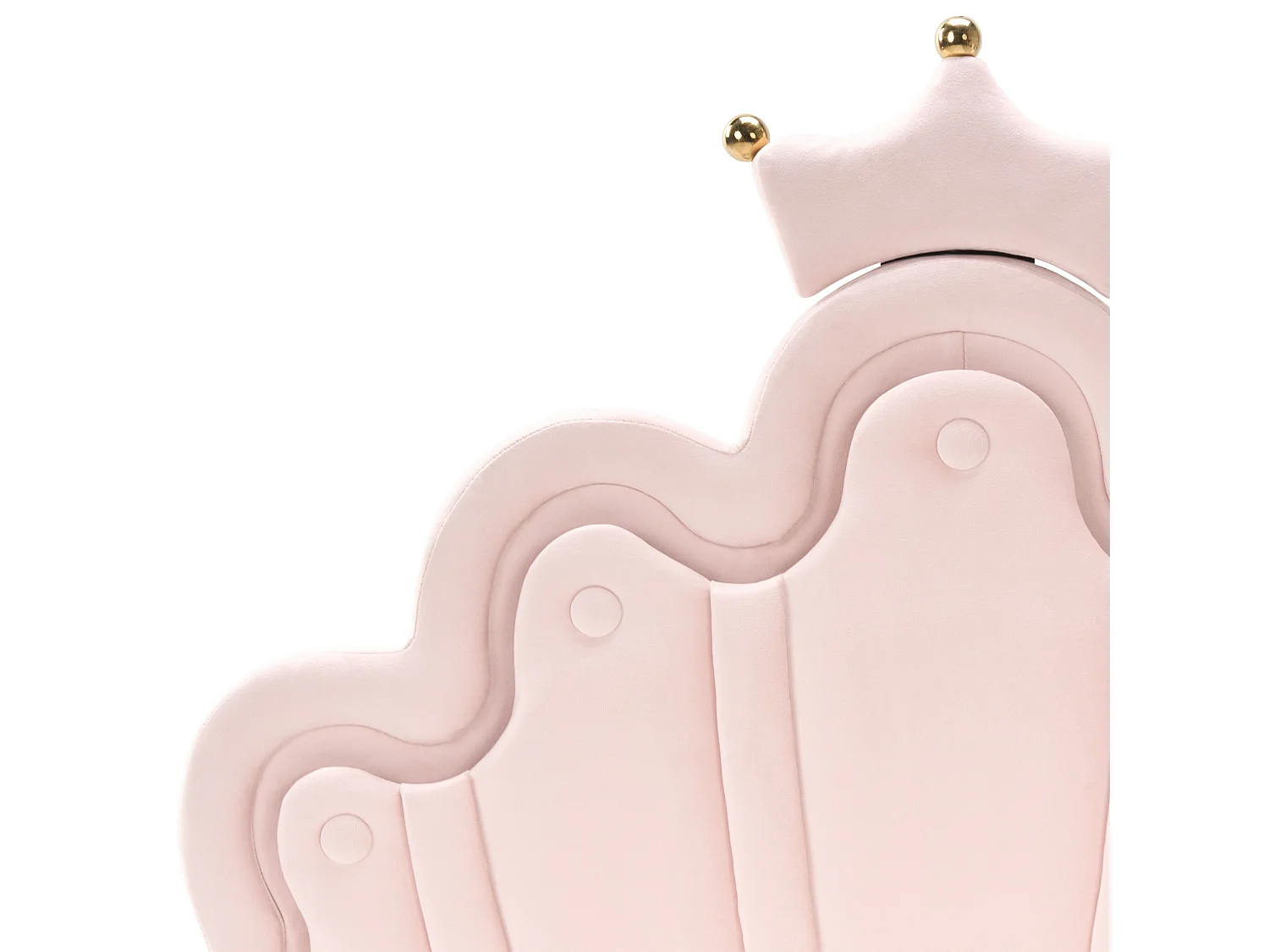 Polsterbett Samtstoff rosa Lattenrost 90 x 200 cm LED-Beleuchtung bunt RUBIAN