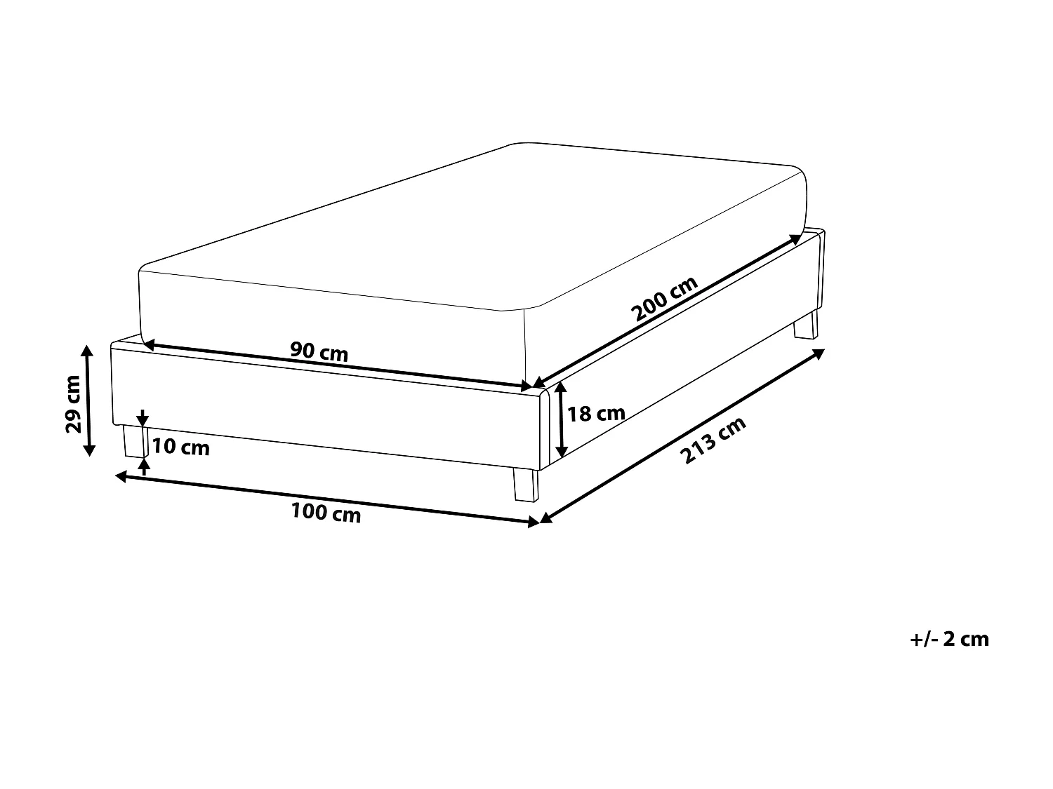 Polsterbett Stoffbezug grau Einzelbett mit Lattenrost 90x200 cm Skandi Roanne