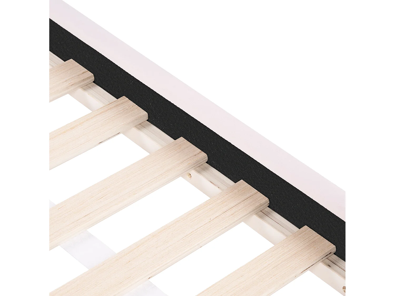 Lit d'enfant Nuage Velours MAZOU 90 x 200 cm Rose