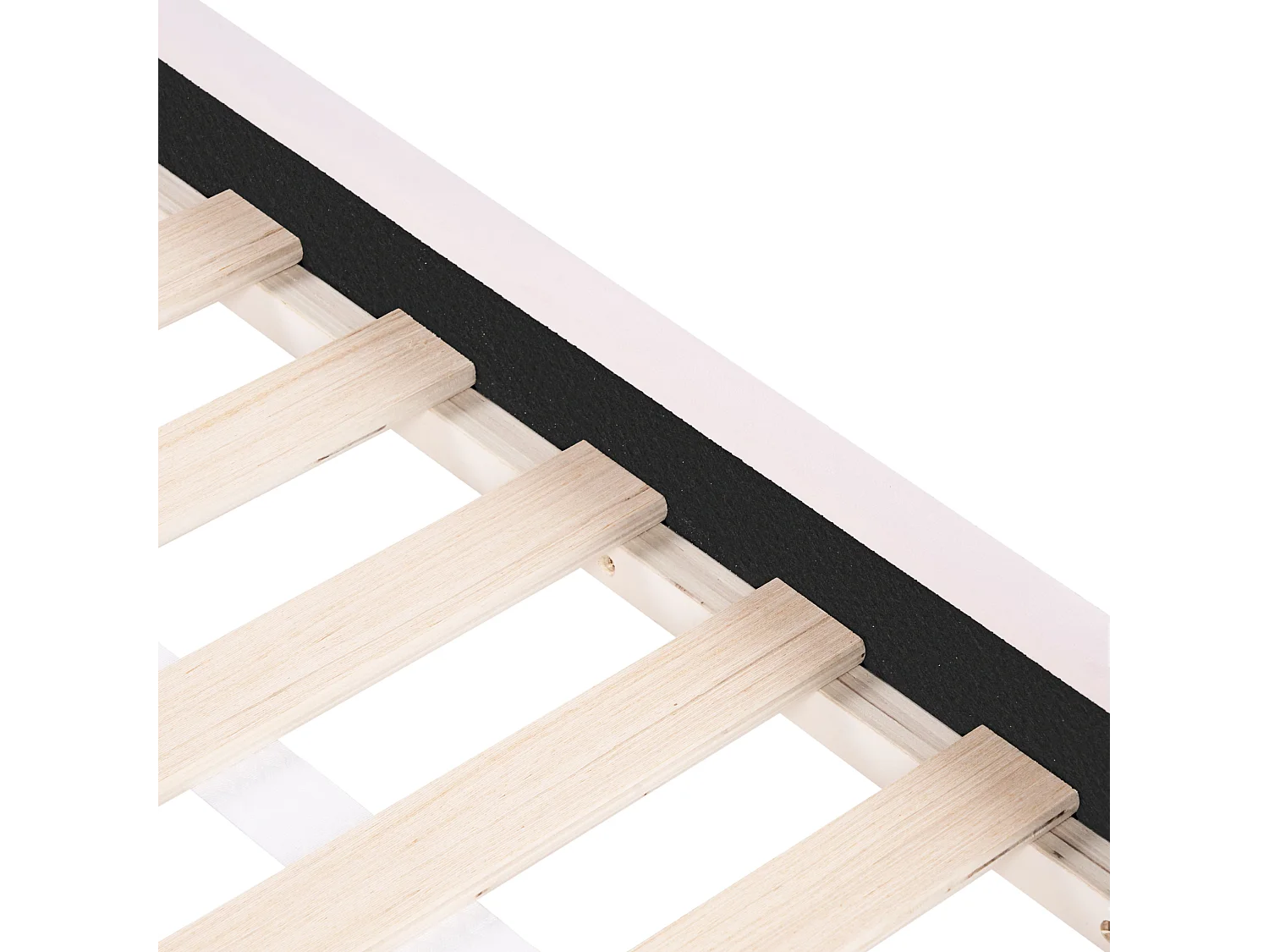 Lit d'enfant Nuage Velours MAZOU 90 x 200 cm Rose