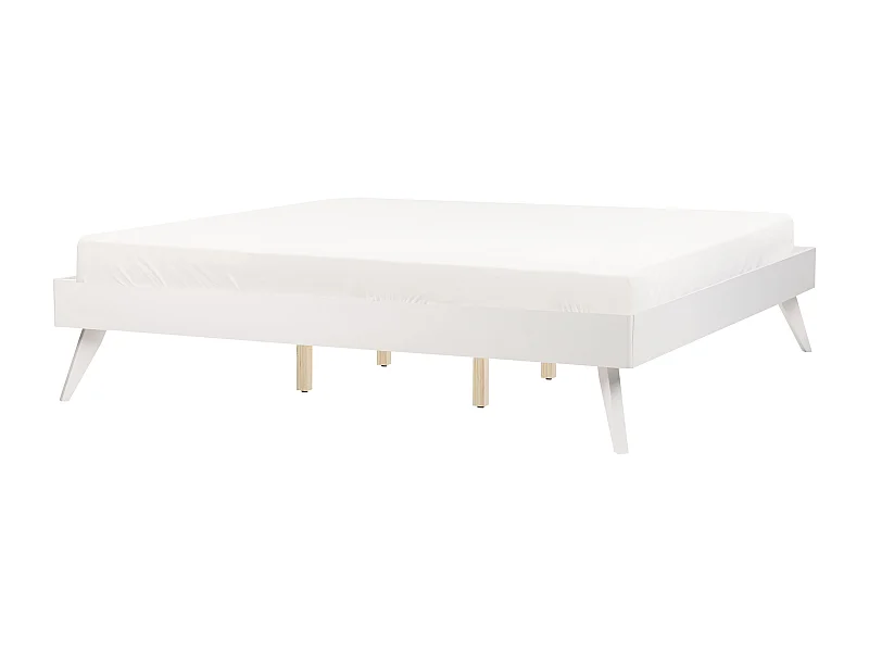 Cama sin cabecero BERRIC 180 x 200 cm Blanco