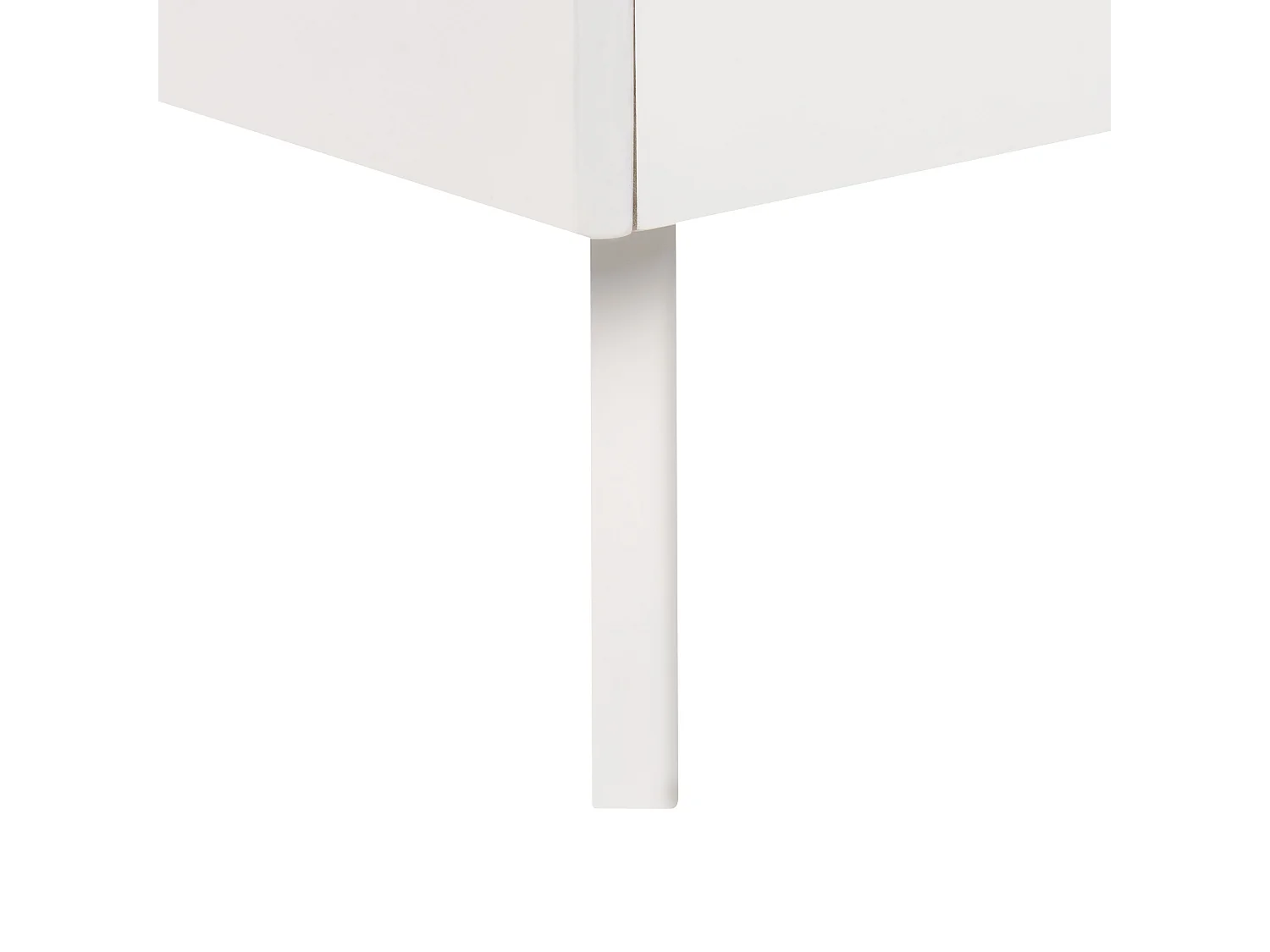 Lit sans tête de lit BERRIC 180 x 200 cm Blanc