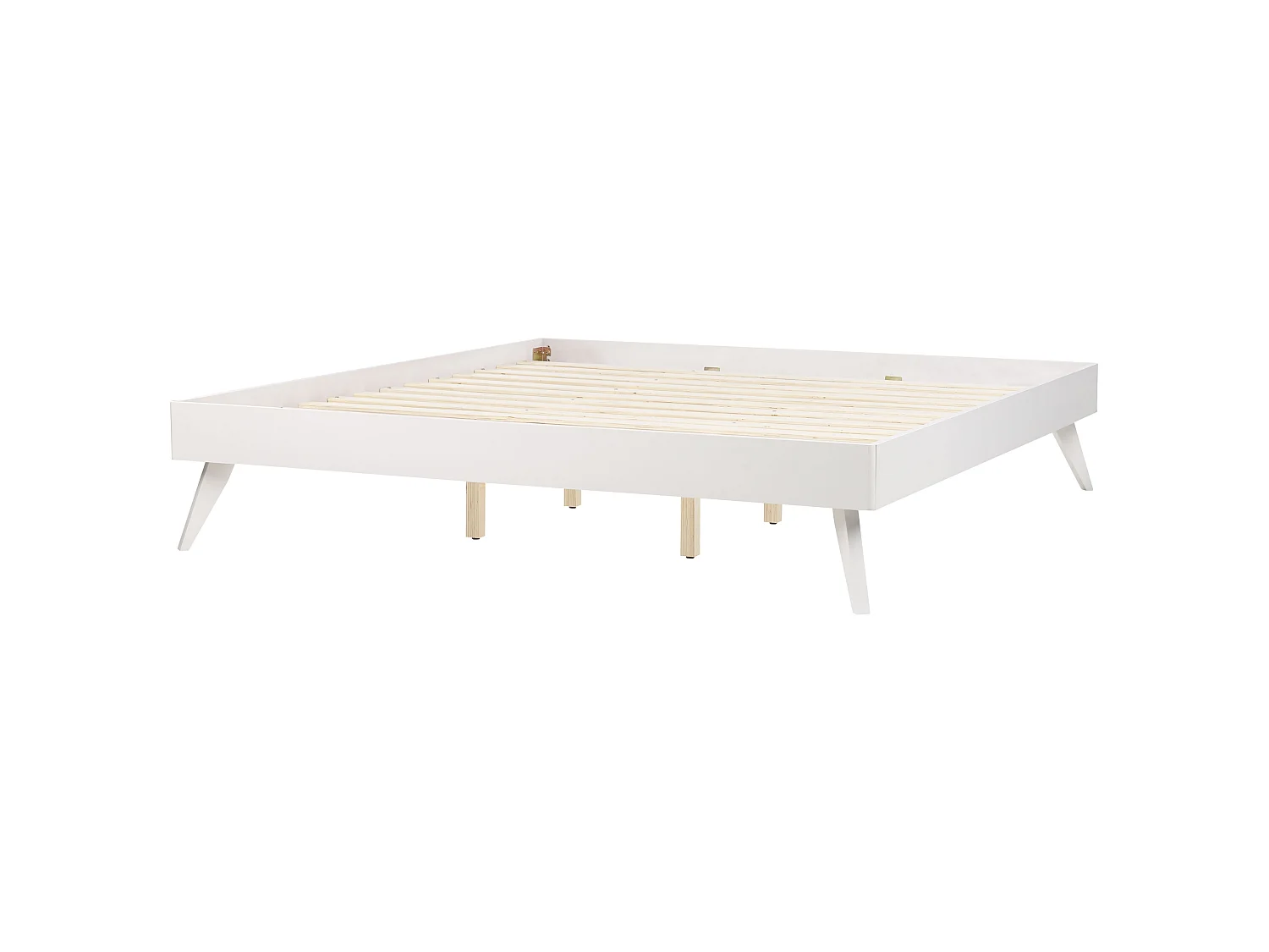 Bed zonder hoofdbord BERRIC 180 x 200 cm Wit