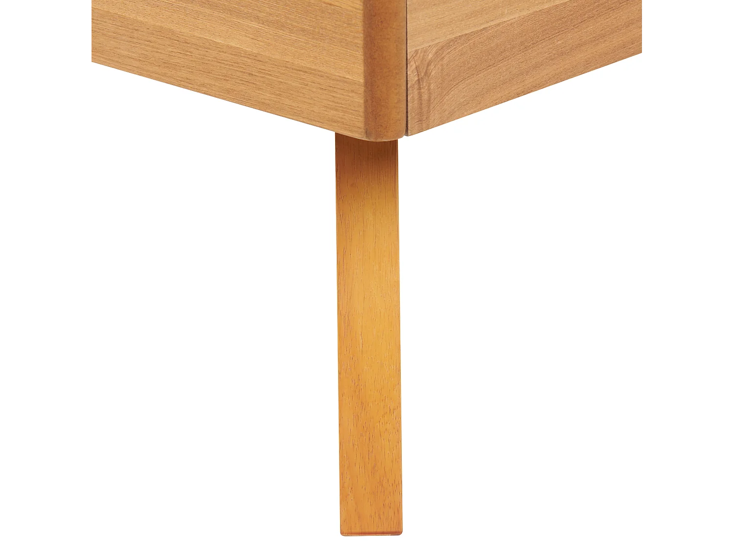 Letto Legno BERRIC 140 x 200 cm Frassino naturale