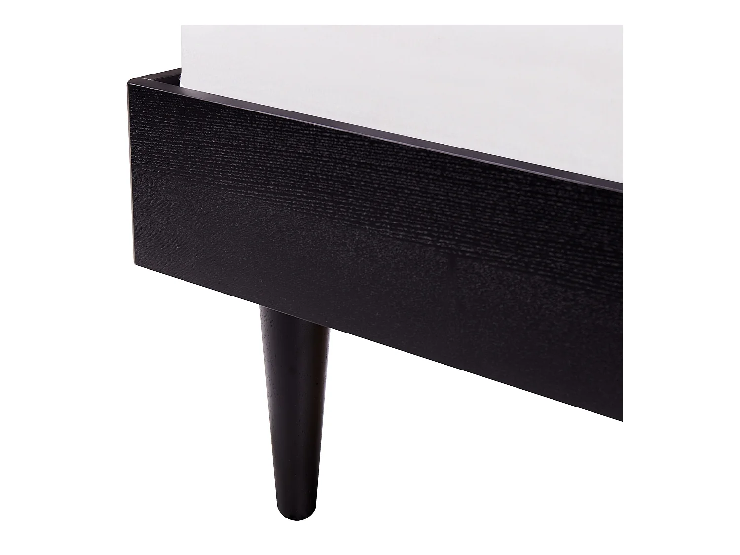 Lit avec LED TOUCY 160 x 200 cm Noir