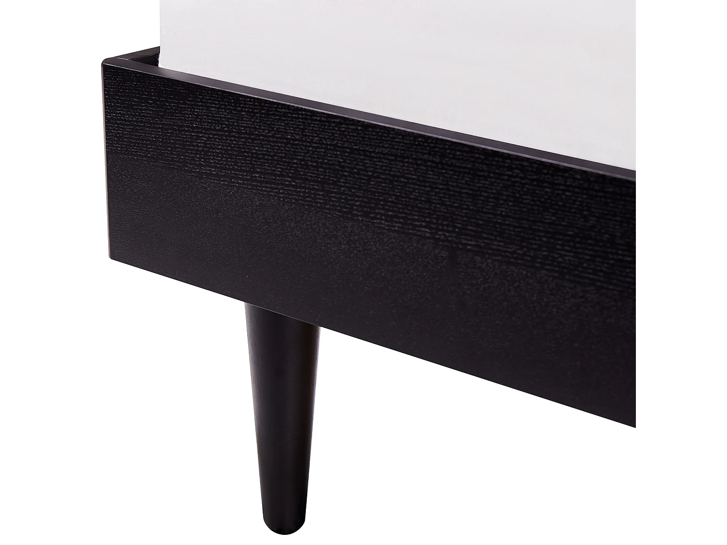 Lit avec LED TOUCY 160 x 200 cm Noir