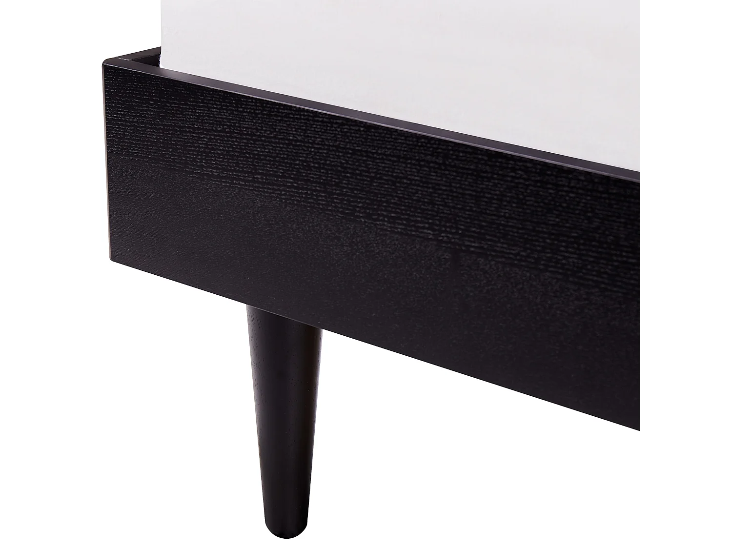 Lit avec LED TOUCY 160 x 200 cm Noir