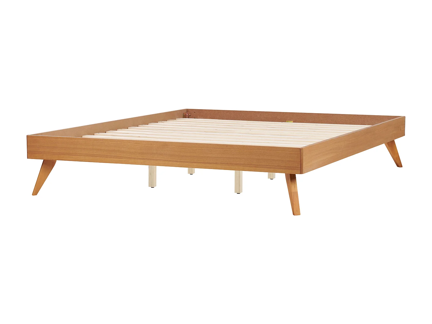 Lit sans tête de lit BERRIC 180 x 200 cm Frêne naturel