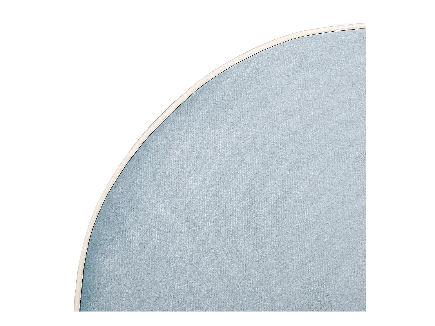 Lit d'enfant Velours NOZAY 90 x 200 cm Bleu clair