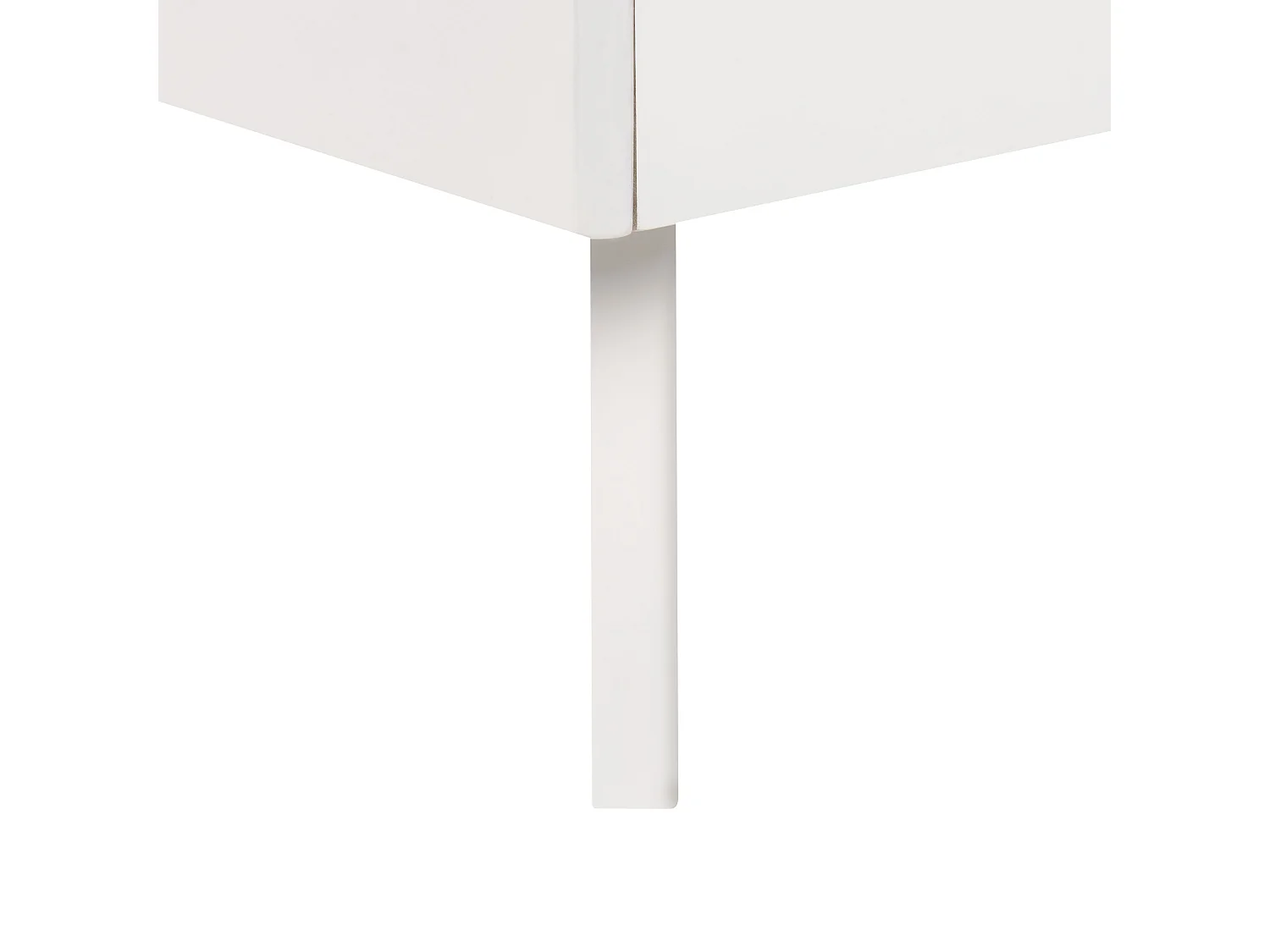 Lit sans tête de lit BERRIC 140 x 200 cm Blanc