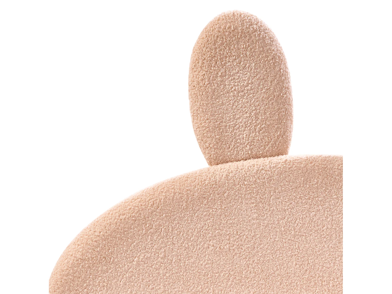 Kids Bed Rabbit Boucle PERROS 90 x 200 cm (EU Single) Beige