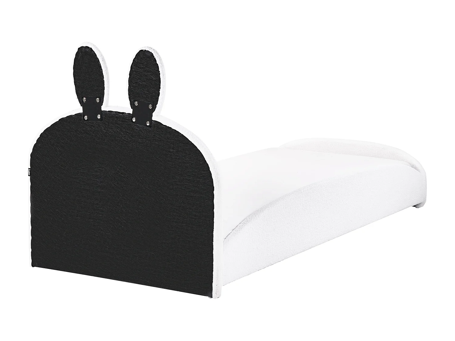 Lit d'enfant Lapin Bouclé PERROS 90 x 200 cm Blanc cassé